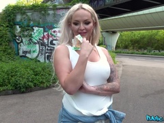 Public Agent (FakeHub): Busty British Milf fucks in public