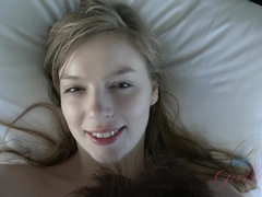 Amateur, Blonde, Sucer une bite, Éjaculation interne, Poupée, Petite amie, Chatte, Nénés