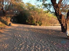 Badkamer, Strand, Badpak, Blond, Brillen, Naakt, Buiten, Mager