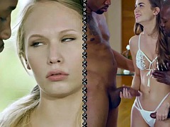 Negro, Rubia, Mamada, Compilación, Ébano, Sexo duro, Interracial, Madres para coger