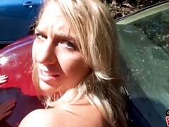 Maddison Hardy & Kiara Knight: Soapy Car Wash Triple X