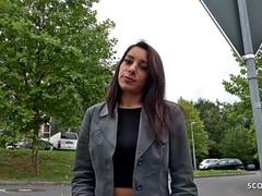 GERMAN SCOUT - SAGGY TITS TEEN SEDUCE TO FUCK AT STREET CASTING IN GERMANY - Casting